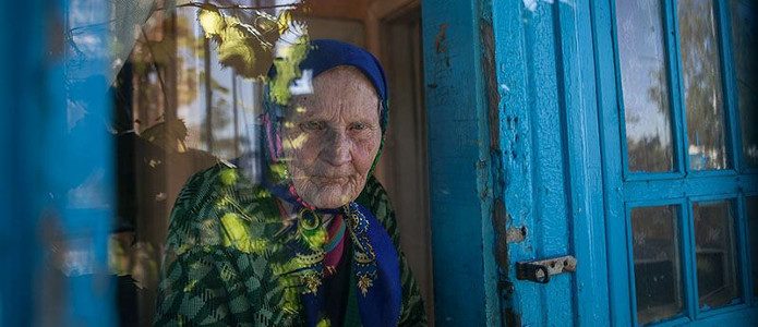 Porträt einer Witwe in Polesien. | Foto: Andrei Liankevich