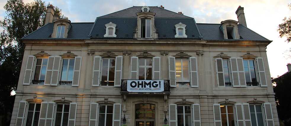 Goethe-Institut Nancy, Fassade OHMG!