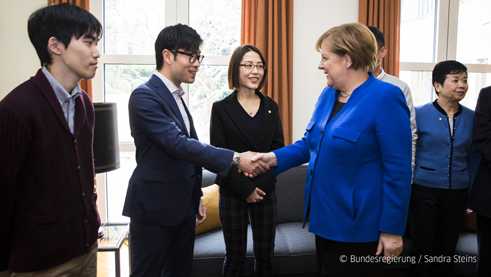 20 minutes with the German Chancellor