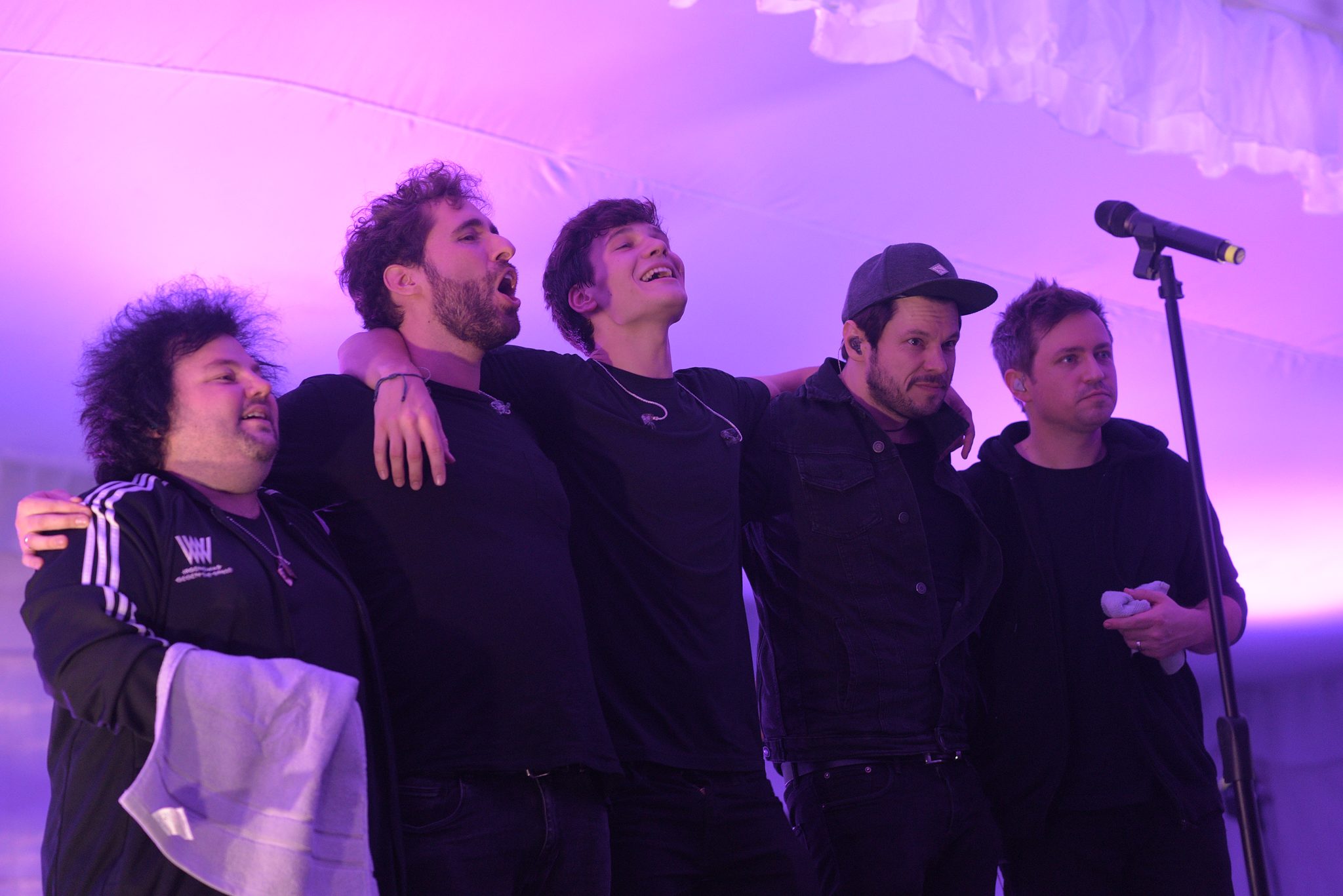 Wincent Weiss und seine Band in Mexiko-Stadt