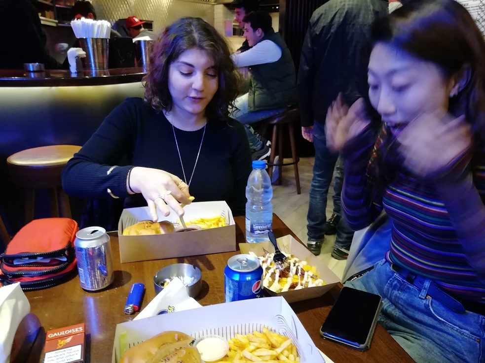 Freude über so leckere Burger