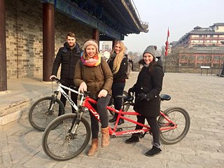 Tandem-Tour an Neujahr