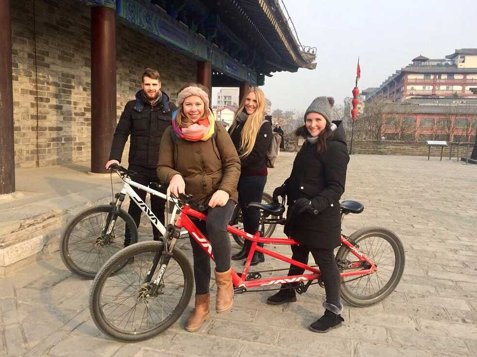 Tandem-Tour an Neujahr