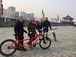 Tandem-Tour an Neujahr