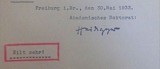 Martin Heidegger’s Black Notebooks: Philosophy, Anti-Semitism and National Socialism | Image credit: University Archives, Albert-Ludwigs-Universität Freiburg, file B1/3986