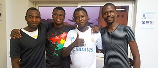 Teammitglieder aus Ouagadougou, Burkina Faso
