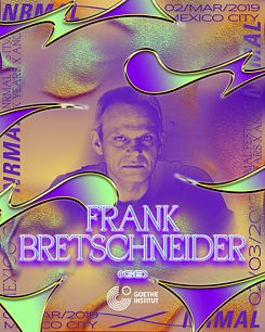 Poster Frank Bretschneider Nrmal 2019