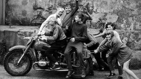 FIRST BIKERS. KLAIPĖDA, 1974