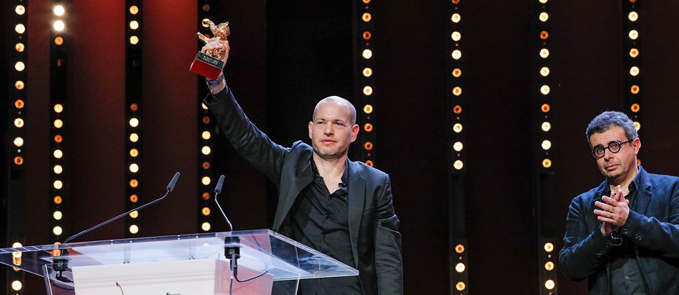 Goldener Bär für den Besten Film: „Synonymes“ von Nadav Lapid – Regisseur Nadav Lapid und Produzent Saïd Ben Saïd