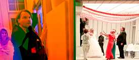 What if Fred’s life had been different? At the premiere of Kay Voges’ Die Parallelwelt the audience saw two life stories at the same time – one performed live on stage, the other presented on a video screen. 