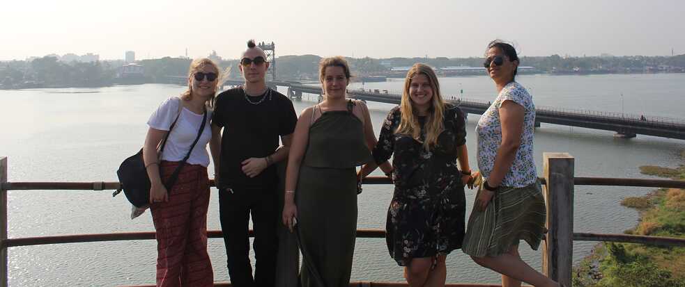 Gruppenfoto in Kochi