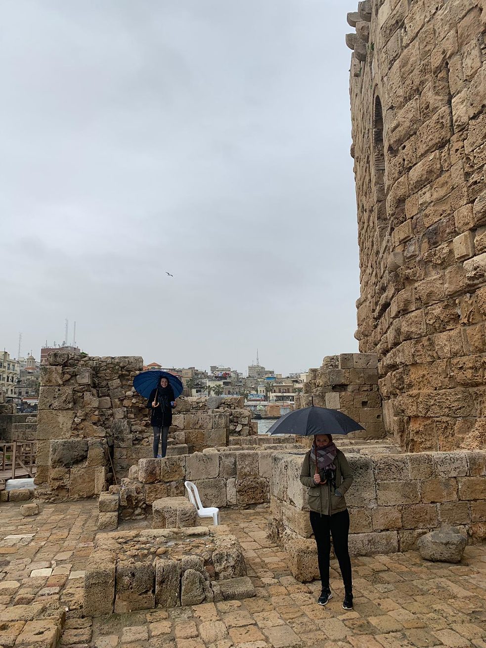 Touri Foto auf der Festung von Caro und mir
