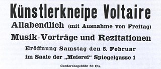 Cabaret Voltaire &copy; Cabaret Voltaire Cabaret Voltaire