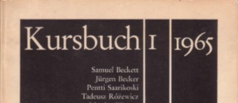 Der Umschlag des Kursbuchs, Heft 1, 1965