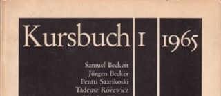 Der Umschlag des Kursbuchs, Heft 1, 1965 &copy;   Der Umschlag des Kursbuchs, Heft 1, 1965