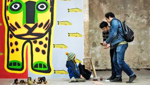 Murals as urban intervention by Xadalu 