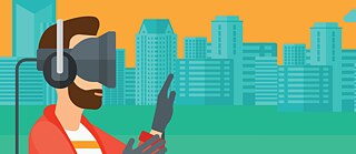 Mit virtuellen Realitäten spielend Deutsch lernen