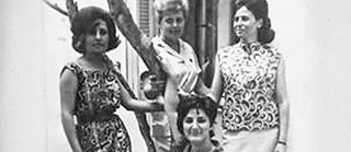 Womanhood: Marios' mother (left) and her friends in Athens during the '60s