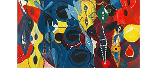 《“早晨”的研究（一）》，斯特·维尔海姆·奈伊，1965年，板上油画，尺寸：160 x 285 cm 