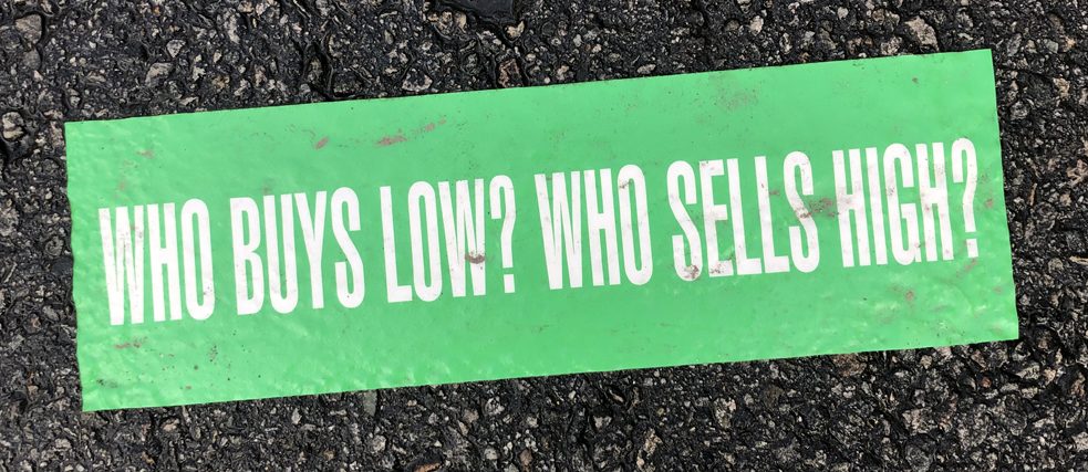 Who buys low?