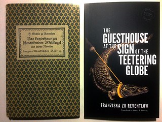 Kurzgeschichten von Franziska zu Reventlow; erste Ausgaben auf Deutsch und Englisch, zwischen ihnen liegen 100 Jahre.