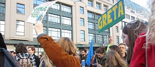Manifestazione di protesta in favore del clima, giovedì 21 febbraio a Bruxelles
