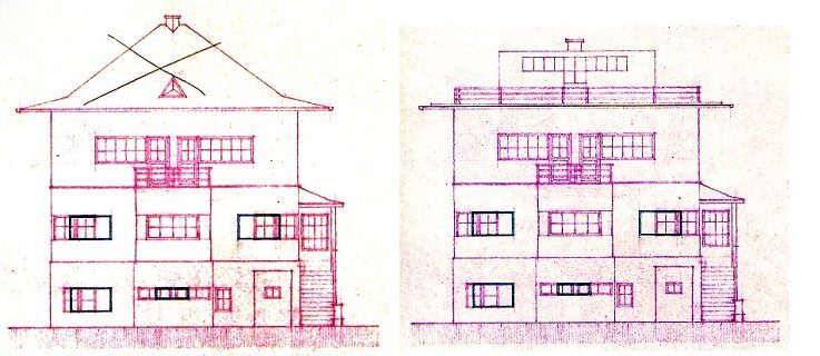 Das Haus von Viktor Ratka in Aussig, 1927