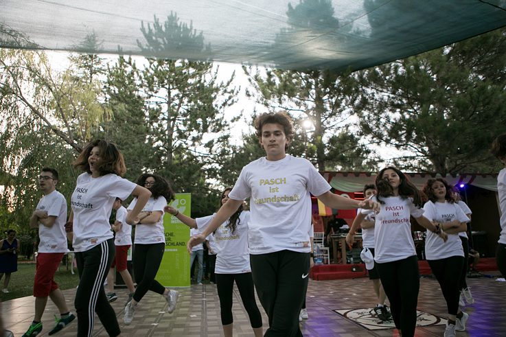 Streetdance, PASCH-Schüler des Sommercamps mit Can Gülec