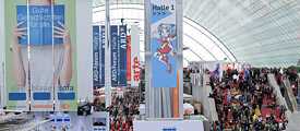 Die Leipziger Buchmesse erfreut sich jährlich hundertausender Besucher und Besucherinnen. 