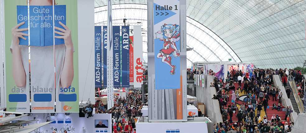 Die Leipziger Buchmesse erfreut sich jährlich hundertausender Besucher und Besucherinnen. 