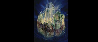 Wenzel Hablik: Kristalle im Meer, 1914, Nationalgalerie in Prag.