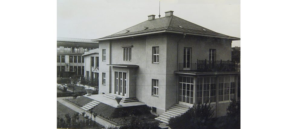 Hans Richter: vila Arno Plauerta ve Varnsdorfu, 1925