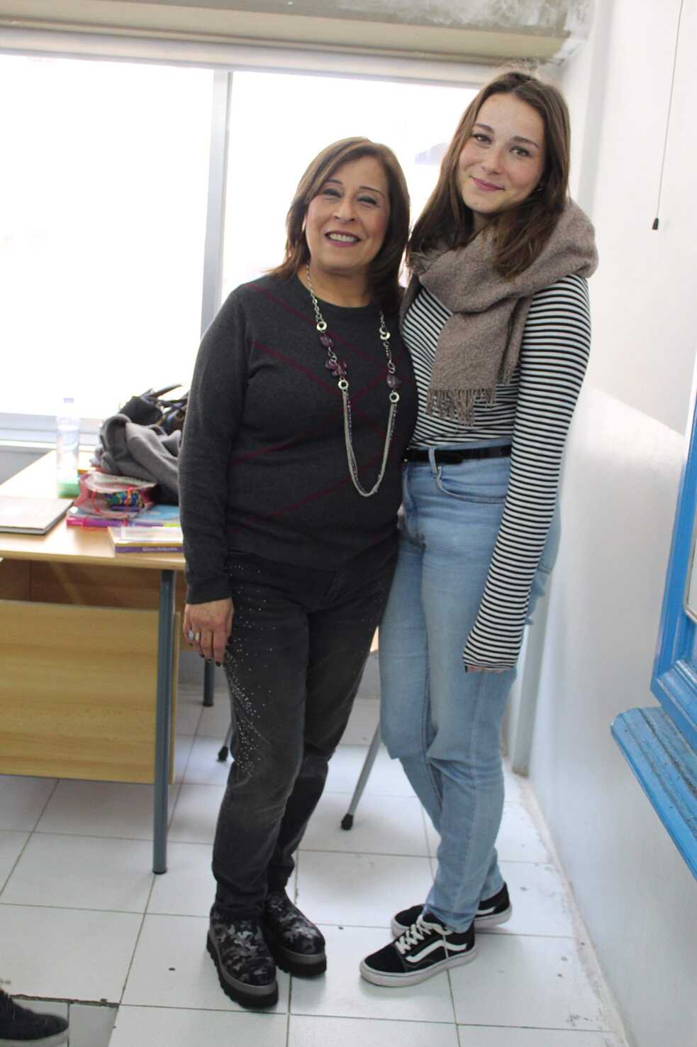 Miss Souha und ich