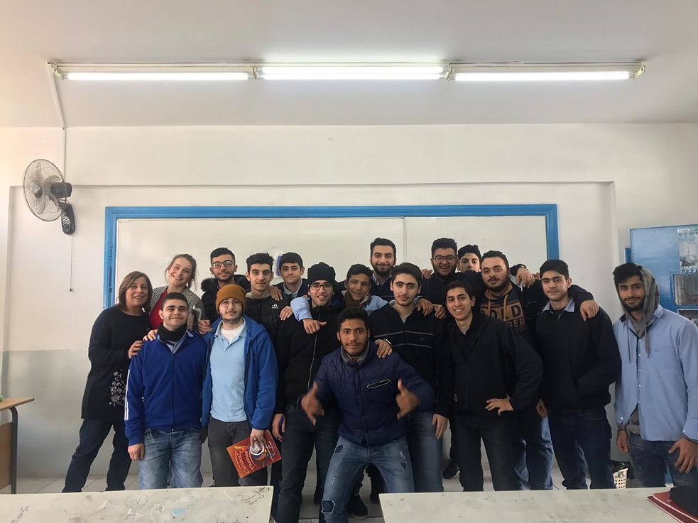 Abschlussfotos mit den Deutsch- und Englischklassen