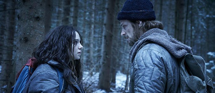 Esme Creed-Miles and Joel Kinnaman in the eight-part first season of 'Hanna' (2019).