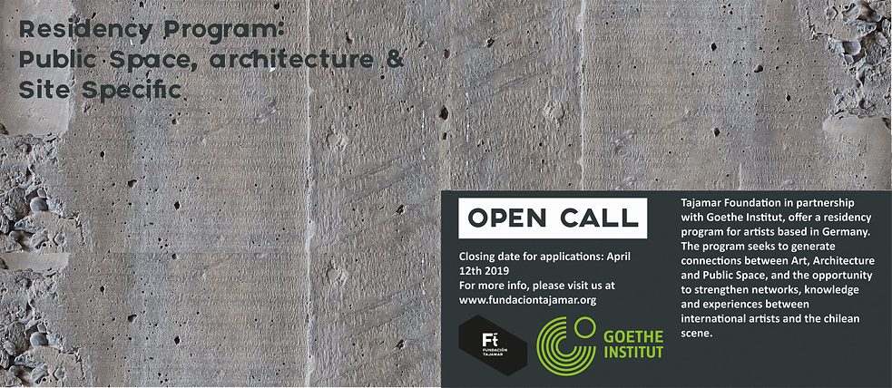 Open Call: Artist-in-Residence at Stiftung Tajamar, Santiago de Chile