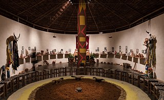 “Ágora: Oca TaperaTerreiro. Bené Fonteles”, 2016. Foto: Leo Eloy/Estudio Garagem/Fundación Bienal de São Paulo.