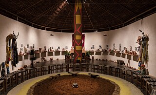 “Ágora: Oca TaperaTerreiro. Bené Fonteles”, 2016. Foto: Leo Eloy/Estudio Garagem/Fundación Bienal de São Paulo.