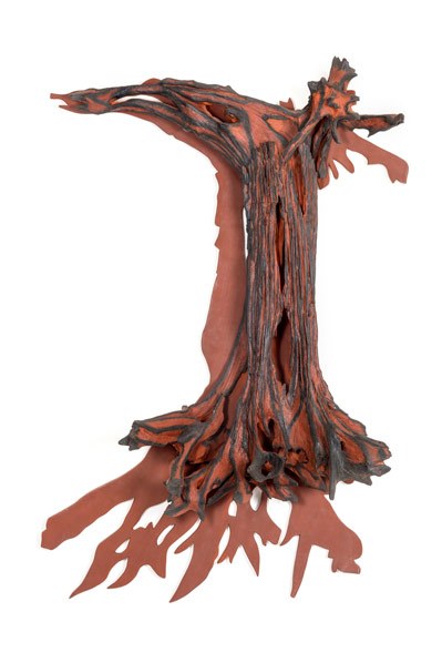 “Raíces”. Frans Krajcberg, sin fecha. Foto: Andrew Kemp. Cortesía: Galería Paulo Darzé.