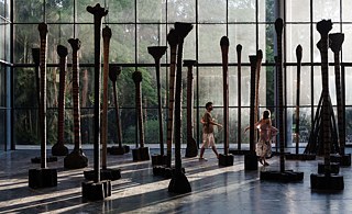 Sin título, Frans Krajcberg, 2016. Instalación de la 32ª Bienal de São Paulo. Foto: Leo Eloy/Estudio Garagem/Fundación Bienal de São Paulo.