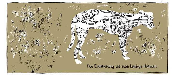 Birgit Weyhe - Die Erinnerung ist eine läufige  Hündin (Madgermanes)