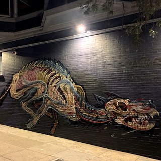 #artbits - „Wolf", de Nychos. Grafiti en Haight y Ashbury, San Francisco.