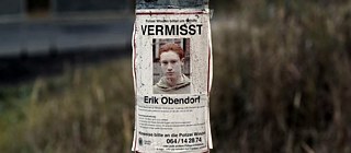 Eric Obendorf, affiche « disparu » sur un réverbère