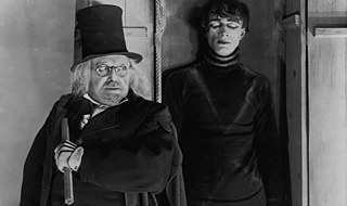 Kadr z filmu „Gabinet doktora Caligari“ (fragment)