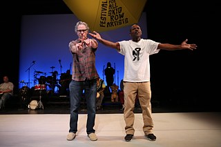 Los Angeles Poverty Department LAPD performance of "I fly! or How to Keep the Devil Down in the Hole" at REDCAT 