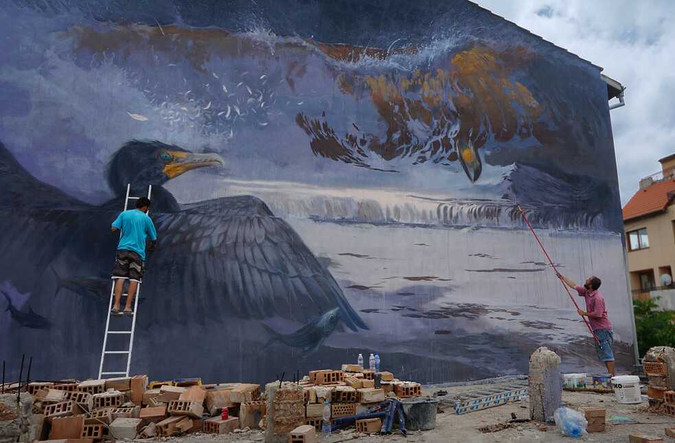 „Unnatural Rituals“, 2017, „We all write“ Graffiti Festival
