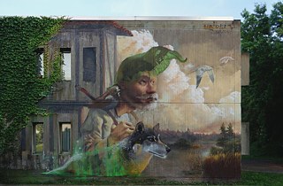 „Home is where your heart is“, 2015, „Meeting of Styles“ Graffiti Festival in Mailand, Italien 