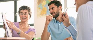 Spracharbeit Berlin Klassenraum