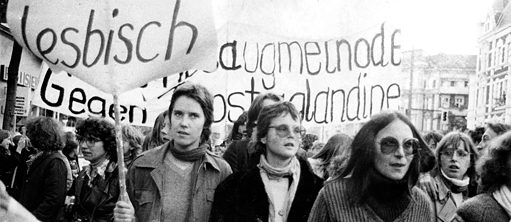 Demonstration gegen § 218, Westberlin, um 1974