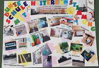 Bunte Schule mit heiterer Stimmung © © Raya Petrova Bunte Schule mit heiterer Stimmung